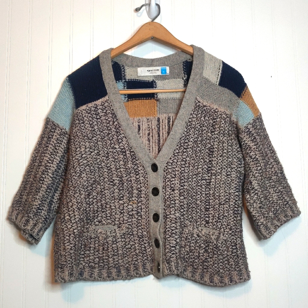 Patterned Knit Cardigan
